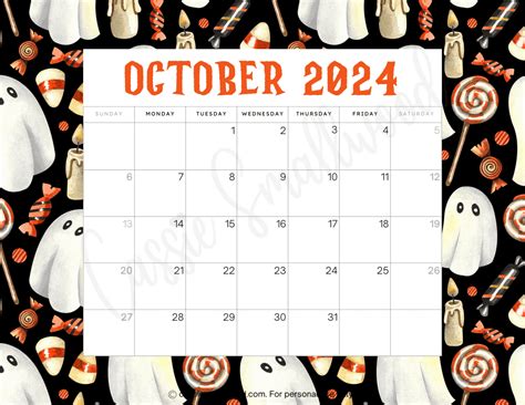 october 2024 calendar printable