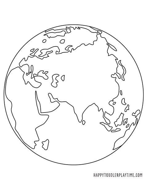 Earth Picture To Color