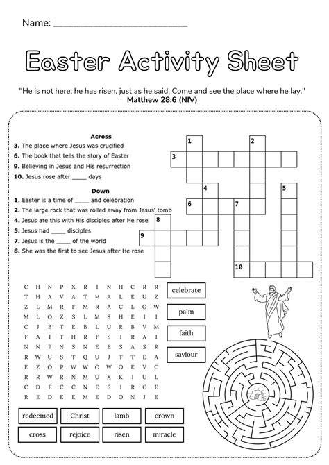 Easter Activities Sheets