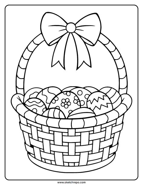 Easter Basket Coloring Pages