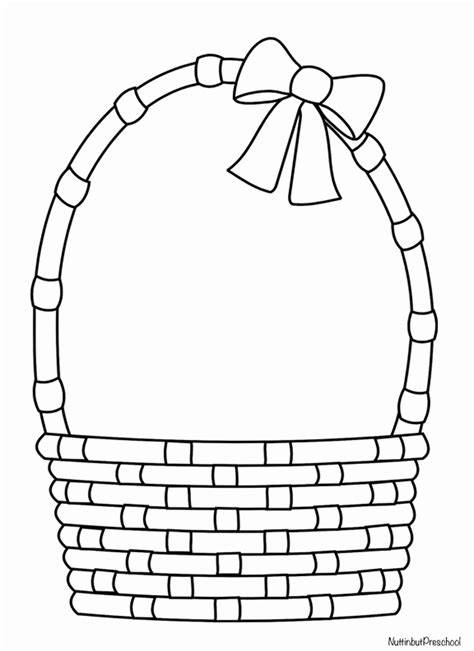 Easter Basket Pictures To Color