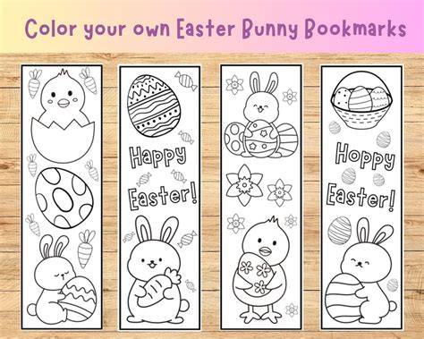 Easter Bookmarks Free Printable