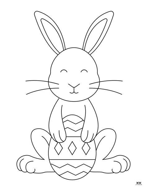 Easter Bunny Coloring Pages Printable
