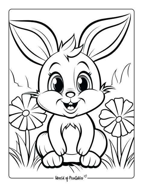 Easter Bunny Coloring Sheets
