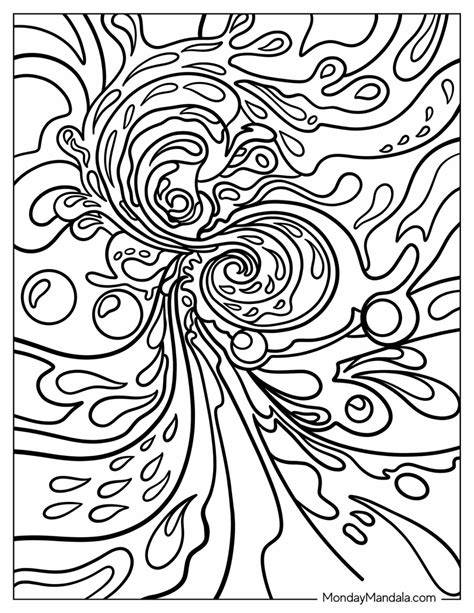 Easy Abstract Coloring Pages