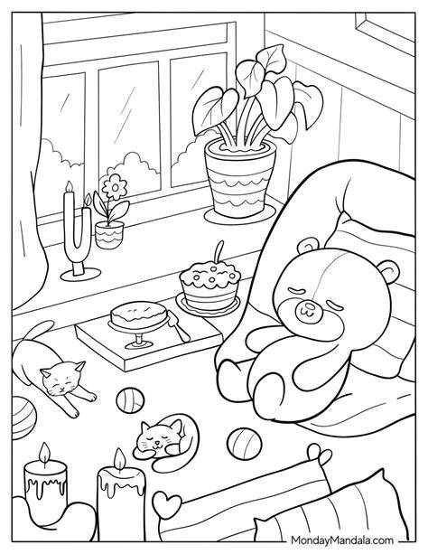 Easy Aesthetic Coloring Pages