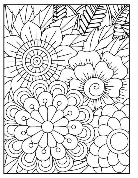 Easy Coloring Pages For Adults