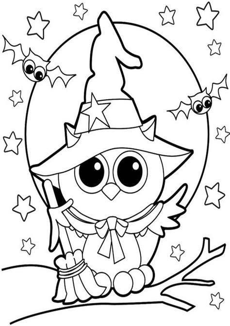 Easy Halloween Coloring Pages