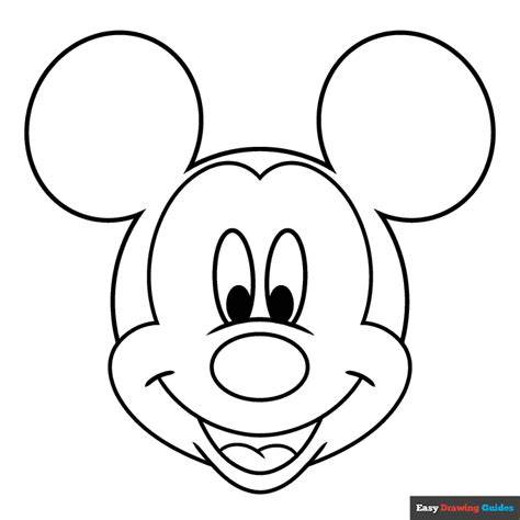 Easy Mickey Mouse Coloring Pages