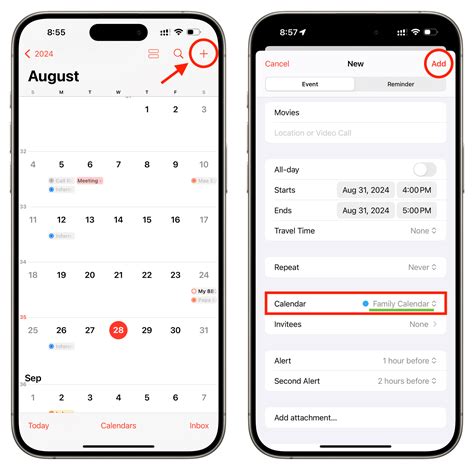 Edit Calendar Iphone