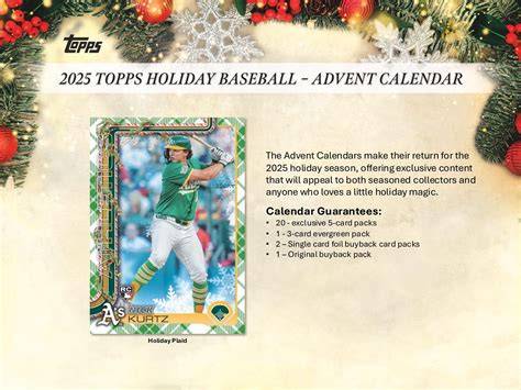 baseball advent calendar