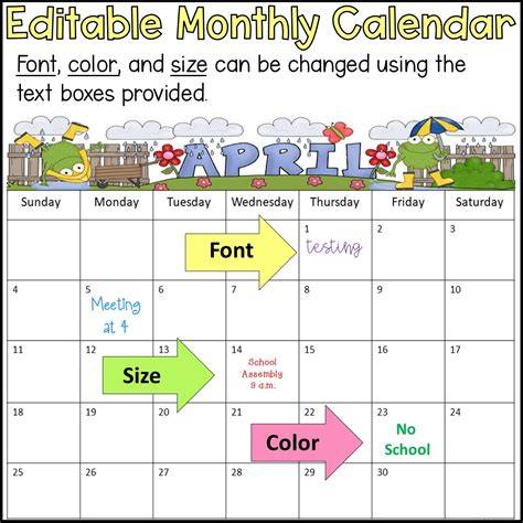 calendar from pictures