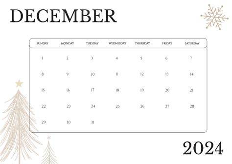 december 2024 calendar