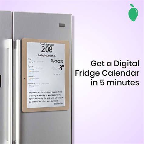 digital fridge calendar