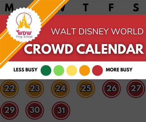 disney crowd calendar