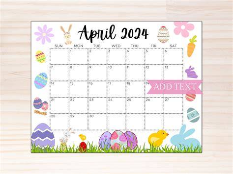 easter 2024 calendar date