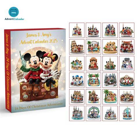 mickey mouse christmas advent calendar
