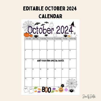 october 2024 calendar