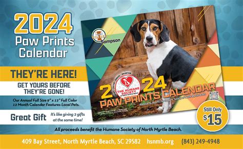 the paw print calendar legit