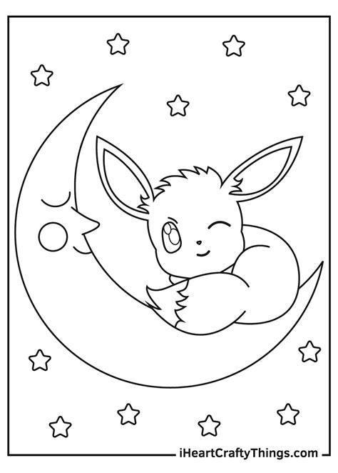 Eevee Pokemon Colouring Pages