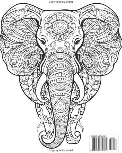 Elephant Coloring Pages For Adults