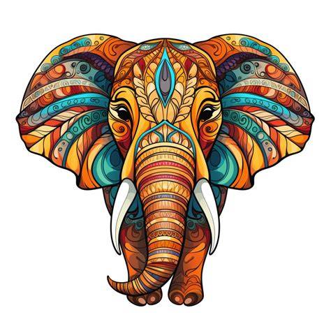 Elephant Pictures To Color Printable