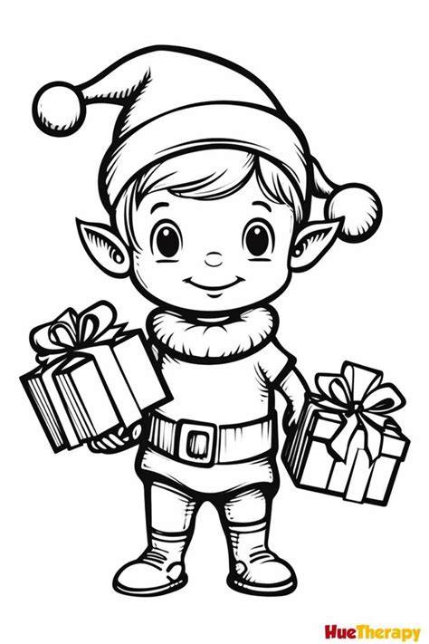 Elf Coloring Sheet Printable