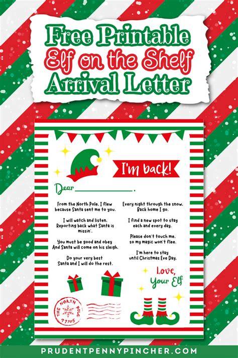 Elf Letters To Child Free Printable
