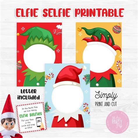 Elf Selfie Printable