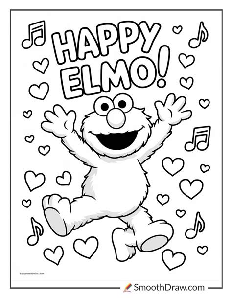 Elmo Coloring Pages