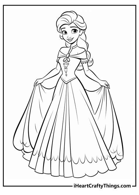 Elsa Pictures To Color
