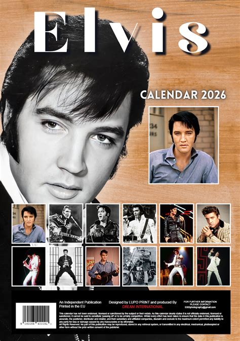 Elvis Presley Calendar