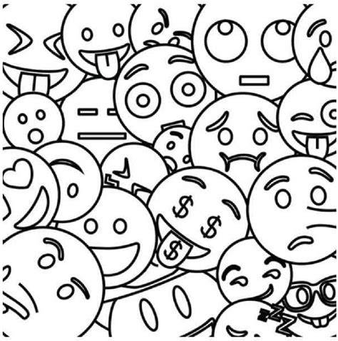 Emoji Coloring Pages Printable