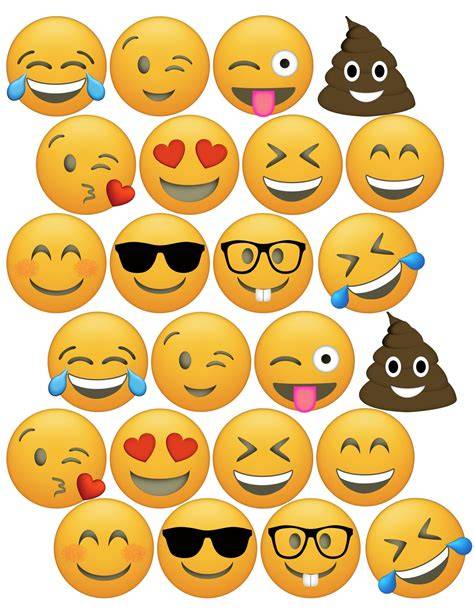 Emoji Free Printables