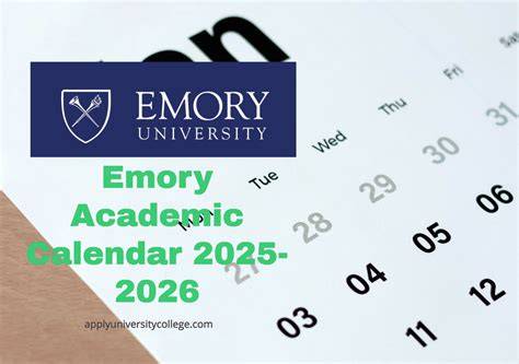 Emory Rollins Academic Calendar