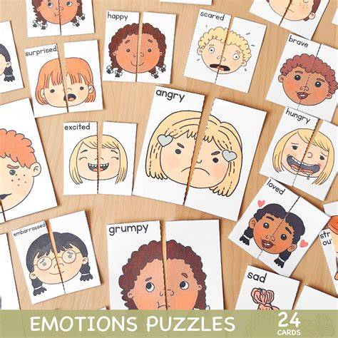 Emotion Matching Game Printable