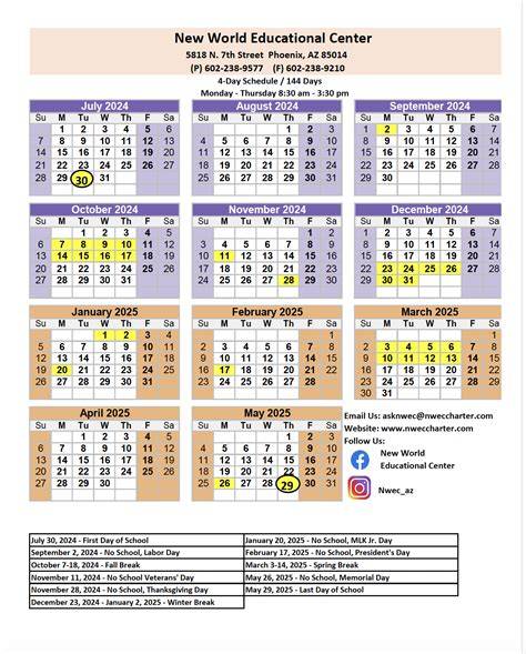 Esasd Calendar 24 25
