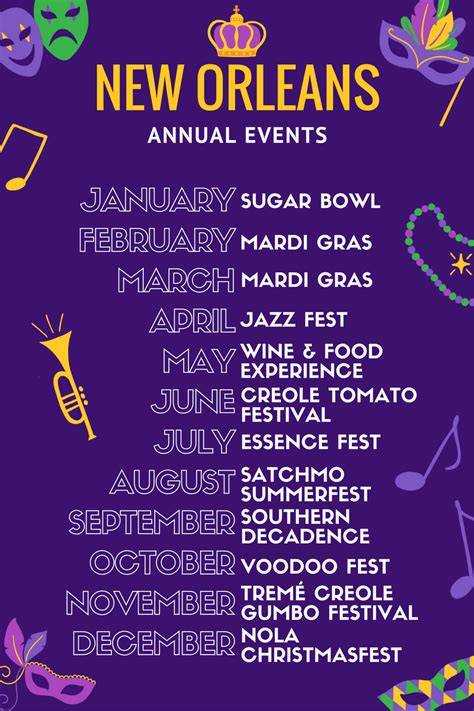 Events Calendar New Orleans