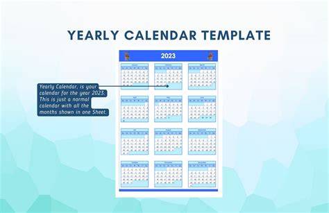 Every Year Calendar