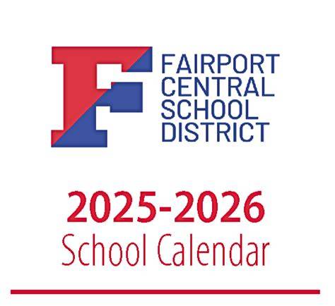 Fairport Schools Calendar