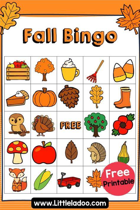 Fall Bingo Free Printable