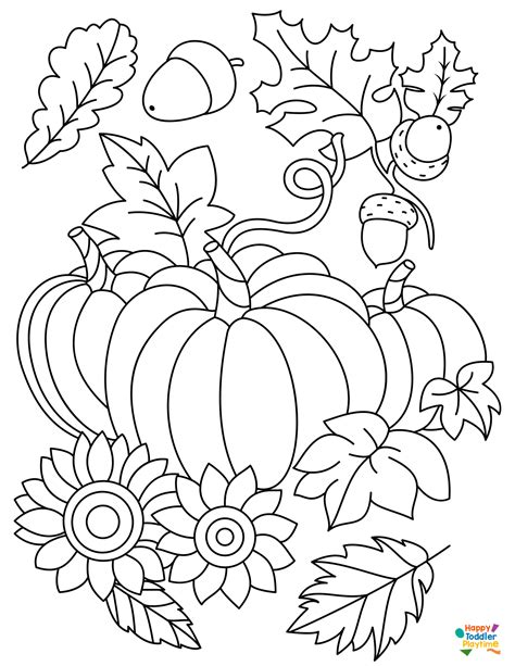 Fall Coloring Pictures