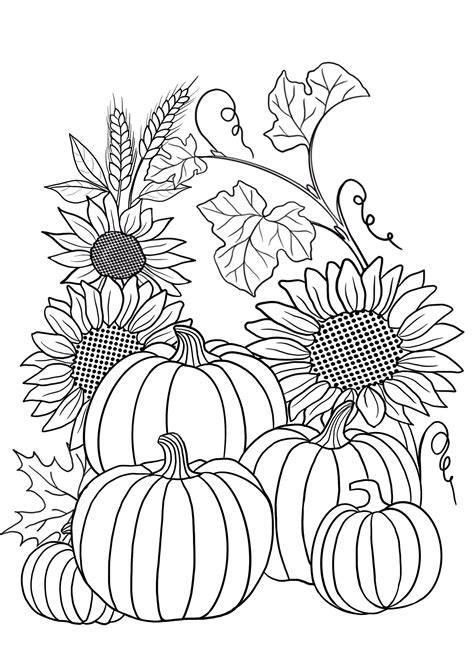 Fall Coloring Sheets