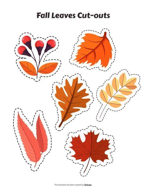 Fall Printable Cutouts