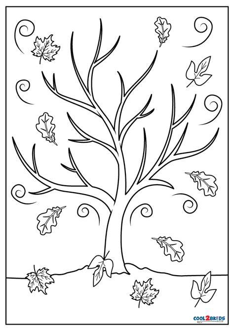 Fall Tree Coloring Sheet