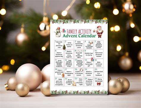Family Advent Calendar Ideas