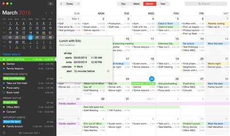 Fantastical Calendar App