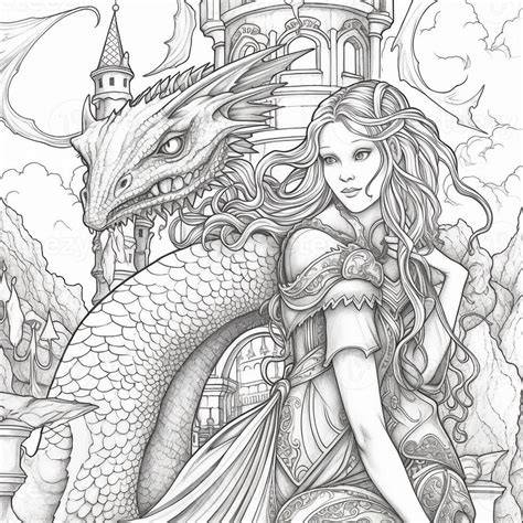 Fantasy Coloring Pages For Adults