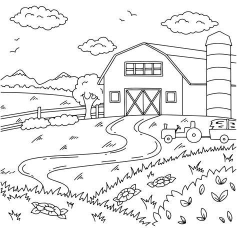 Farm Pictures To Color