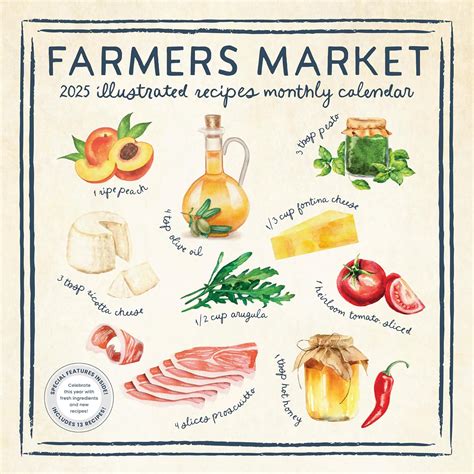 Farmers Market Calendar 2025
